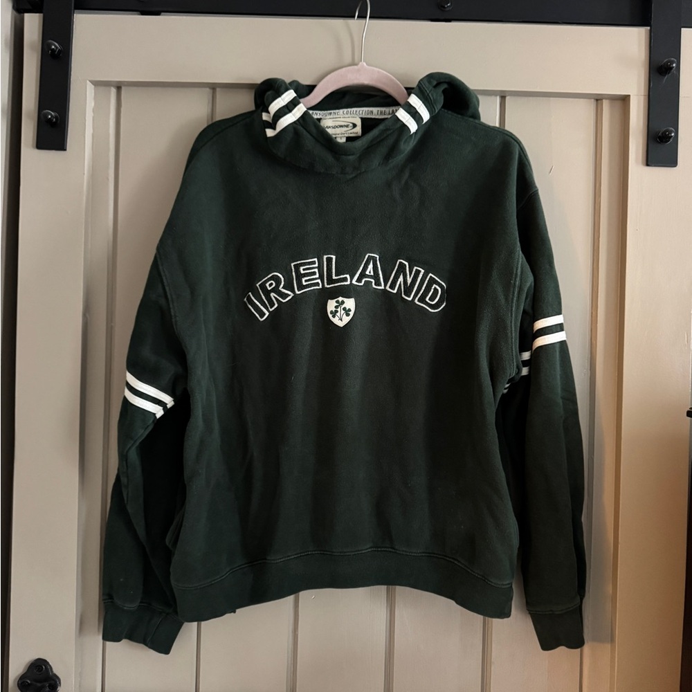 Unisex Green Ireland Rugby Hoodie
